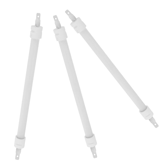 HAMPPLIES 3-Pack Quartz Heater Tubes Replacement for Electric Heaters with Ceramic Quartz Heating Rods for Quick Warmth