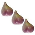 thumbnail image 1 of HAMPPLIES 3Pcs Foam Figurines Multi Color Fig Shape for Fruit Bowl Display Simulation Fruit Toys, 1 of 8