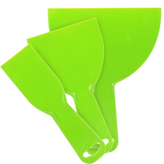 HAMPPLIES 3Pcs Green 3D Printer Scraper Tool Set Ergonomic Comfortable Handle for Precise Print Removal