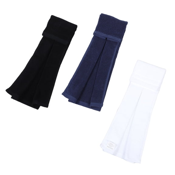 HAMPPLIES 3Pcs Quick Dry Football Towels Cotton Qb Towel with Hook Loop for Sports Training