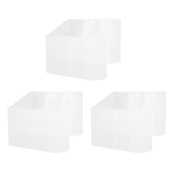 HAMPPLIES 3-Pack Refrigerator Storage Containers with Built-in Condiment Organizer for Kitchen and Home Fridge Organization