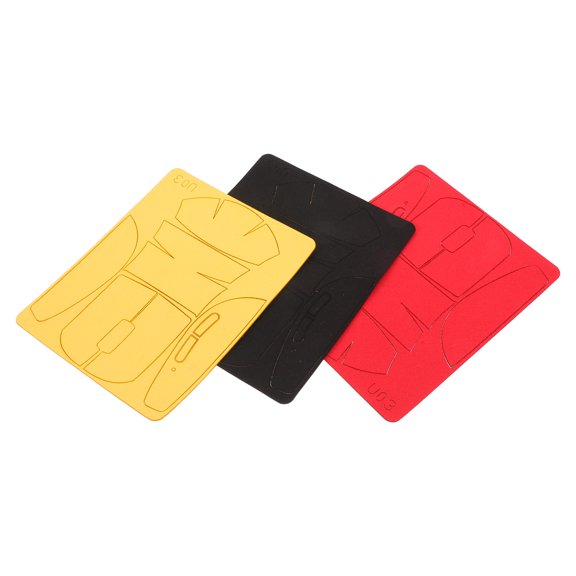HAMPPLIES 3Set Non Slip Wireless Mouse Grip Sticker Pads Sweatproof Tape for Gaming and Work