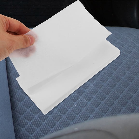 HAMPPLIES 50Sheets Wood Pulp Tissue Paper Refill for Car and Office Use