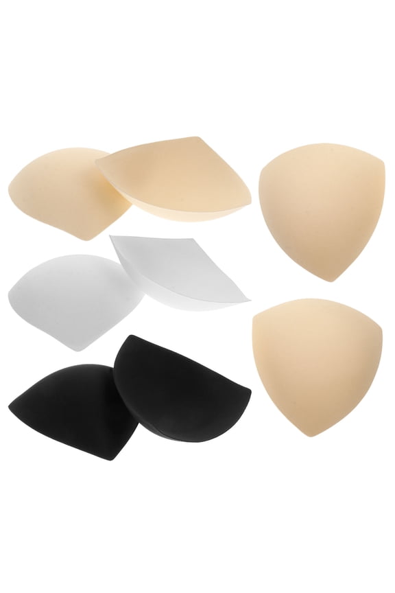 4 Pairs Removable Chest Pad Bra Pad Inserts Three-dimensional Style High-intensity Sports