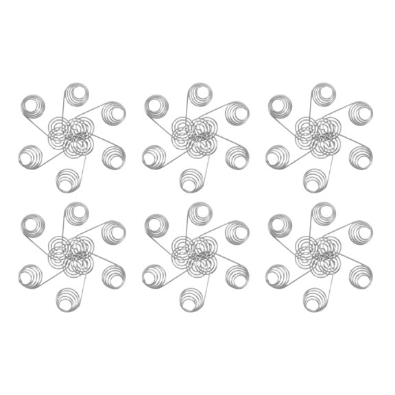 HAMPPLIES 40Pcs Metal Aaa Battery Spring Contact Plates for Remote Control and Rc Car