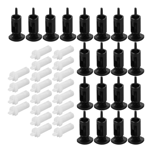 HAMPPLIES 48Pairs CPU Cooler Fixing Supplies Pin and Clip Set CPU Radiator Accessories with Easy Installation