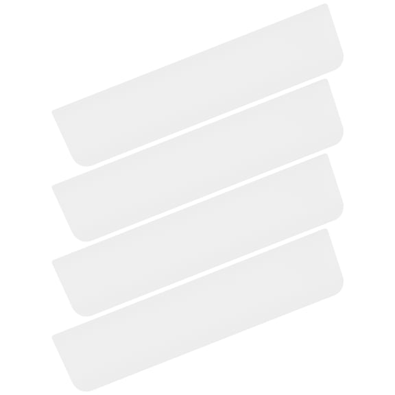 HAMPPLIES 4Pcs Acrylic Bake Pan Divider for Tiramisu Mold and Rectangle Cake Tray with Clear Finish