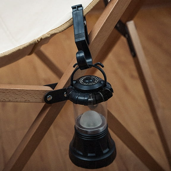 HAMPPLIES 4Pcs Black Plastic Tent Canopy Clips For Outdoor Adventure Camping Tools