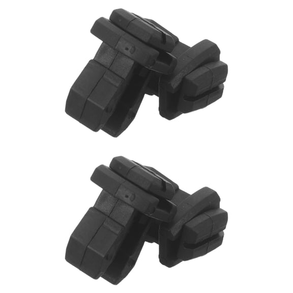 HAMPPLIES 4-Pack Black RV Refrigerator Vent Door Clips Vent Cover Fasteners for Motorhome and Camper