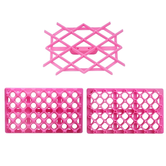 HAMPPLIES 4Pcs Cookie Cutter For Chocolate Candy Ice Cube Jelly Crafts 12 5x7Cm Pink