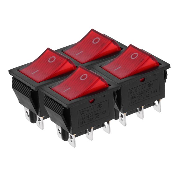 HAMPPLIES 4Pcs Easy Install Generator Switch with Impact Resistant Material for Control Panel Use