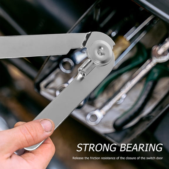 HAMPPLIES 4-Pack Pull Rod Cabinet Hinges with Strong Bearing Spring for Easy Replacement and Smooth