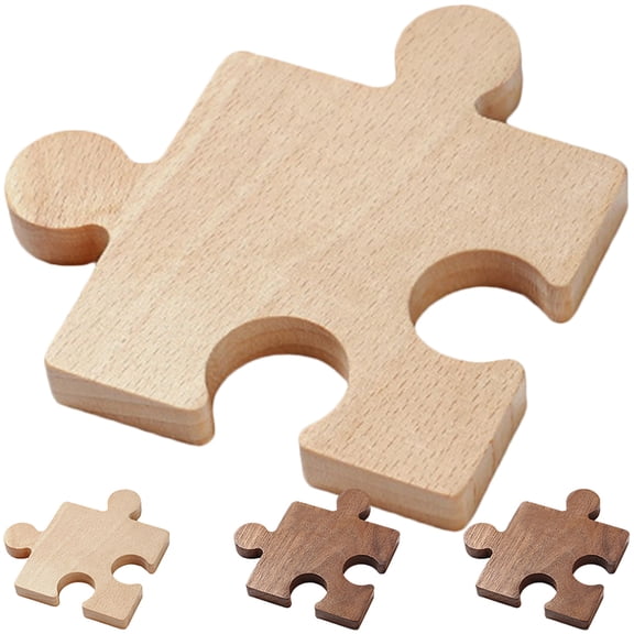 HAMPPLIES 4Pcs Tabletop Cup Coasters Walnut Wood for Protecting Furniture Surfaces