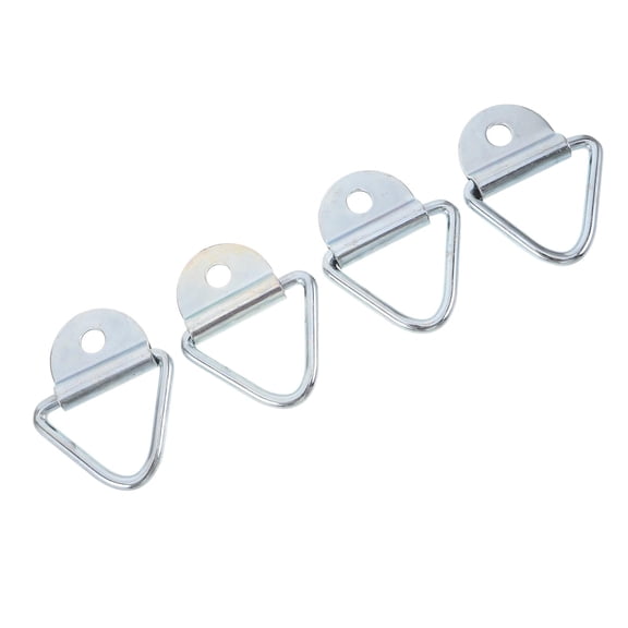 HAMPPLIES 4Pcs Trailer Tie Down Anchors for Cargo Safety Heavy Duty Steel Tow Hooks for Automotive