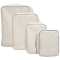 thumbnail image 1 of HAMPPLIES 4Pcs Travel Packing Compression Cubes for Luggage Organization 15.7X11.4in, 1 of 6