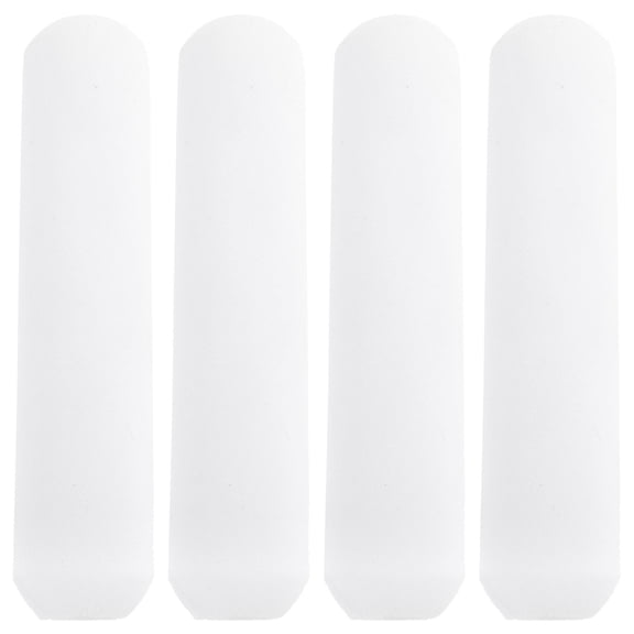 HAMPPLIES 4Pcs White Paint Roller Covers Sponge Material Professional Design for Wall Painting 6.48X1.38X1.38in