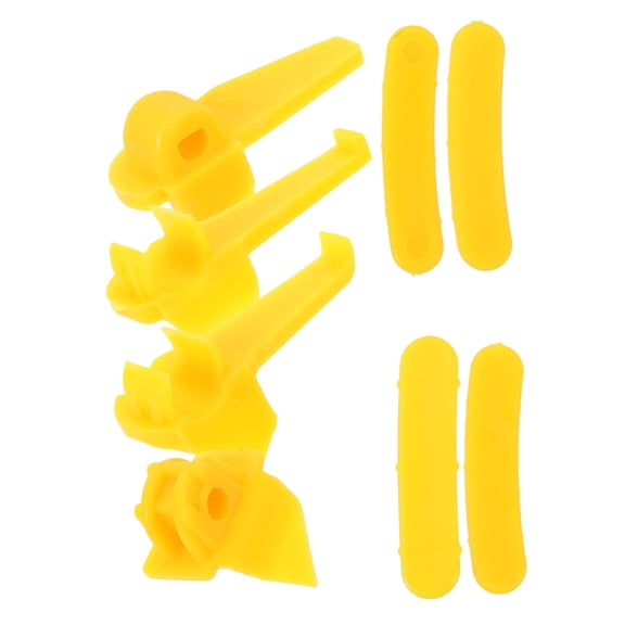 HAMPPLIES 4Sets Wheel Rim Edge Protector Tool Yellow for Tire Machine Car Accessories Use