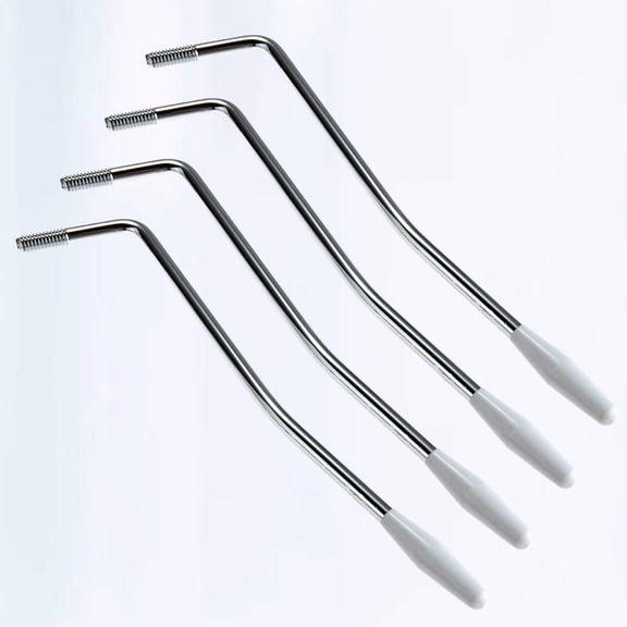 HAMPPLIES White Tremolo Arm Whammy Bar for Electric Guitar, 4-Piece Iron Set Pitch Bending