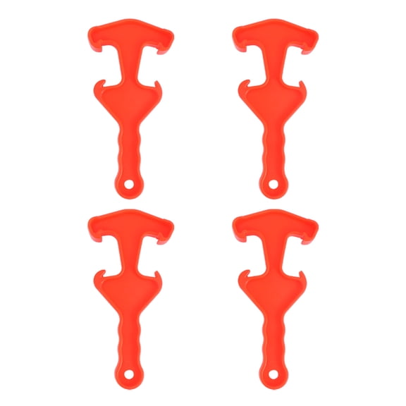 HAMPPLIES 4Pcs Plastic Bucket Opener Wrench Tool for Opening Barrels with Hook Design