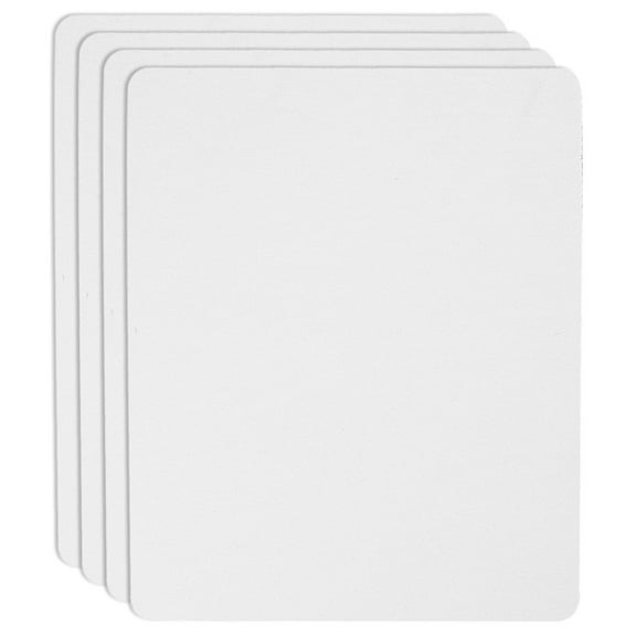 HAMPPLIES 4-Pack Sublimation Blank Mouse Pads Non-Heat Transfer Cushions for Custom Printing and Designs