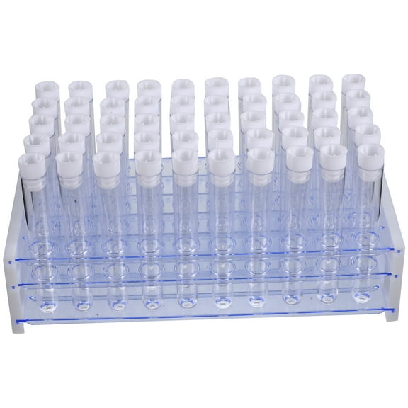 HAMPPLIES Test Lab Tubes Plastic 50Pcs Transparent