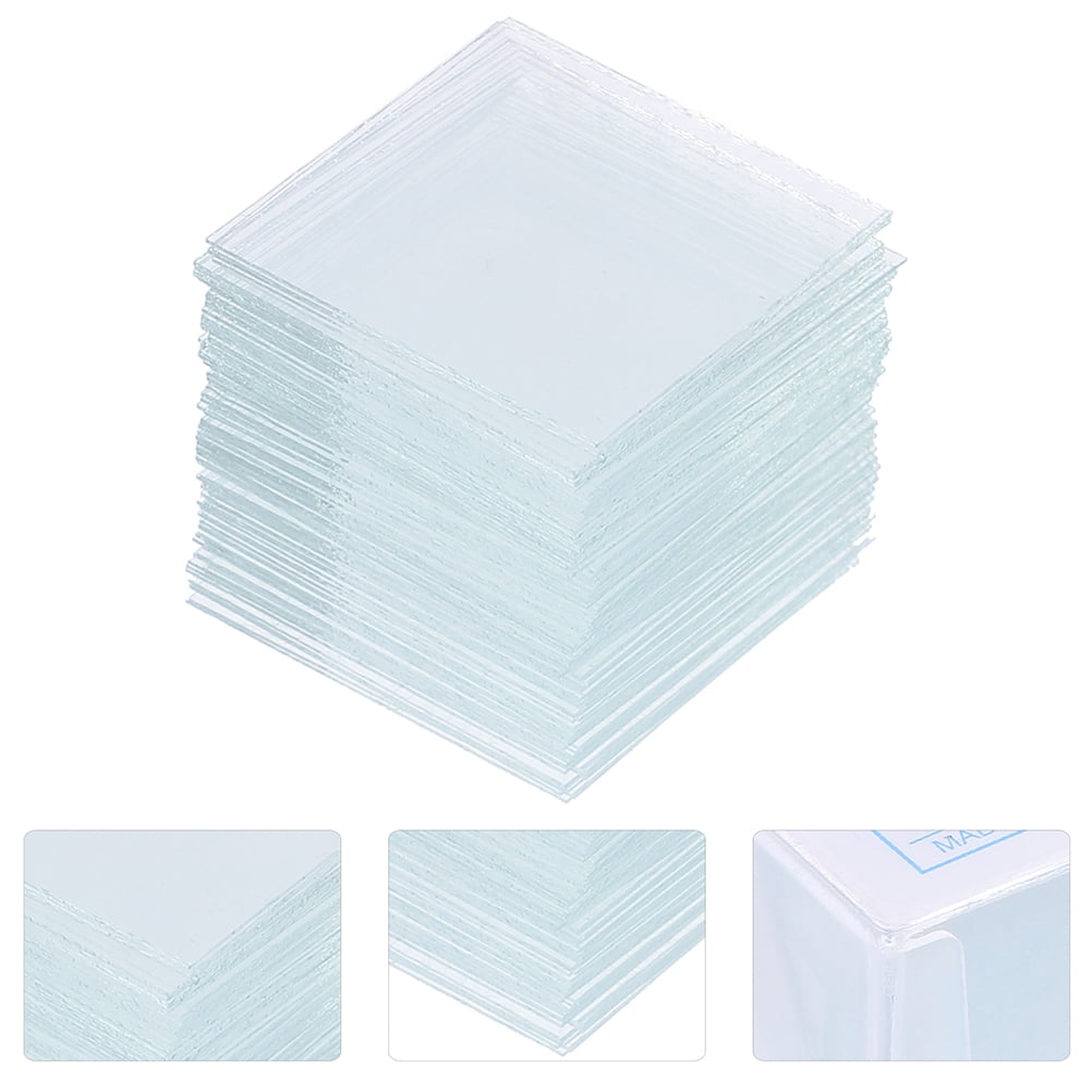 Microscopes For Animals HAMPPLIES 500Pcs Glass Microscope Slides and Cover Slips Suitable for ...