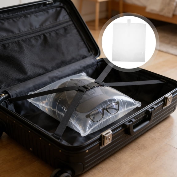 HAMPPLIES 50Pcs Air Packaging Bags for Hats Transparent Inflatable Cap Holder with Pressure Resistance