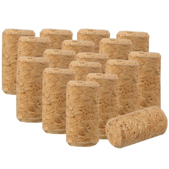 HAMPPLIES 50Pcs Cork Stoppers For Wine Bottles Brown Sealing For Home Use