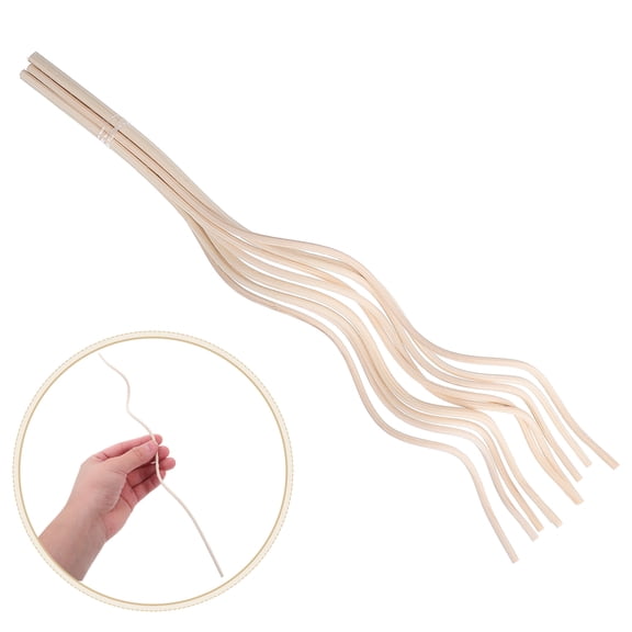 HAMPPLIES Beige Rattan Diffuser Sticks Effortless Replacement Home Use 50Pcs