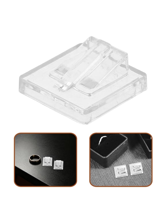 Transparent Acrylic Ring Display Stand for Photography and Retail