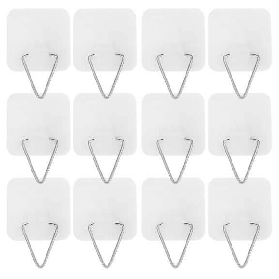 HAMPPLIES 50Pcs Strong Adhesive Plate Hanging Discs for Wall Art Decor