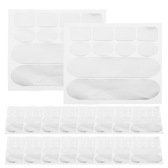 HAMPPLIES 50pcs Aluminum Repair Kit Aluminum Repair Patch Silver High Temperature Resistance for Household Projects
