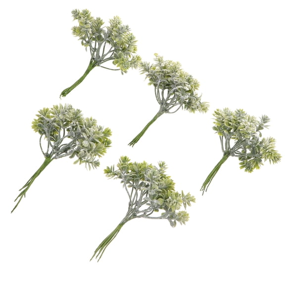 HAMPPLIES Artificial Plant, Vivid Imitation Greenery, Realistic Faux Leaves, Plastic, for Flowerpot Display