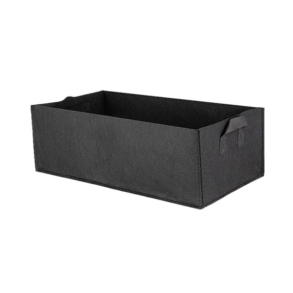 HAMPPLIES 5Pcs Black Fabric Growth Bag with Root Aeration for Vegetables and Flowers
