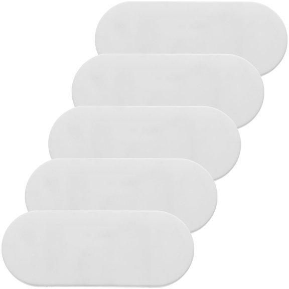 HAMPPLIES 5Pcs Combination Hook for Router and Remote Holder Adhesive Wall Mount White