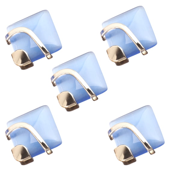 HAMPPLIES 5Pcs Decorative Coat Buttons with Hand Stitch Buttonhole for Women Metal Round Button