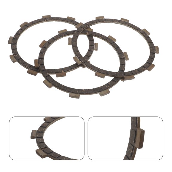 HAMPPLIES 5Pcs Durable Clutch Friction Disc Set Multi Color Compatible for Motorcycle Atv Repair