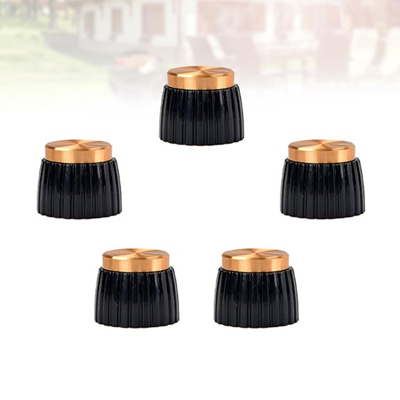 HAMPPLIES Golden Guitar Amplifier Knob for Easy Use and Durable Performance