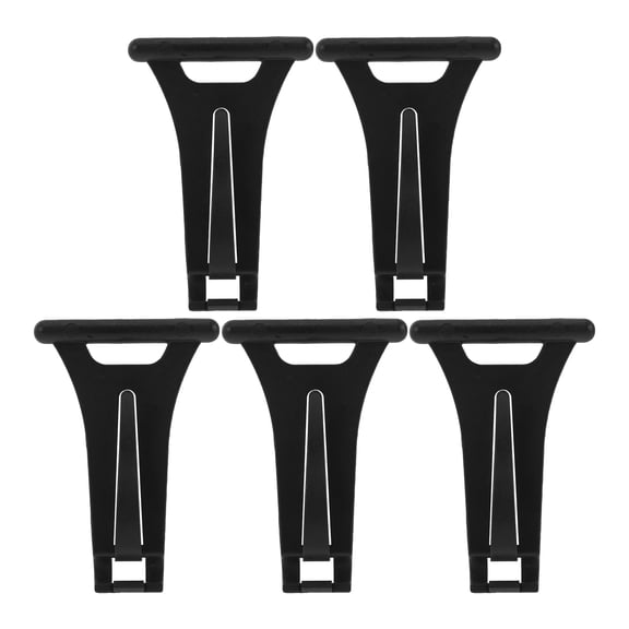 HAMPPLIES Heavy Duty Black Awning Clips for RV Canopy - , Easy to Use, Secure Outdoor Shade Accessories