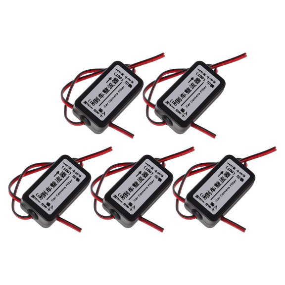 HAMPPLIES 5Pcs Power Rectifier for Reverse Camera with Advanced Heat Management Black