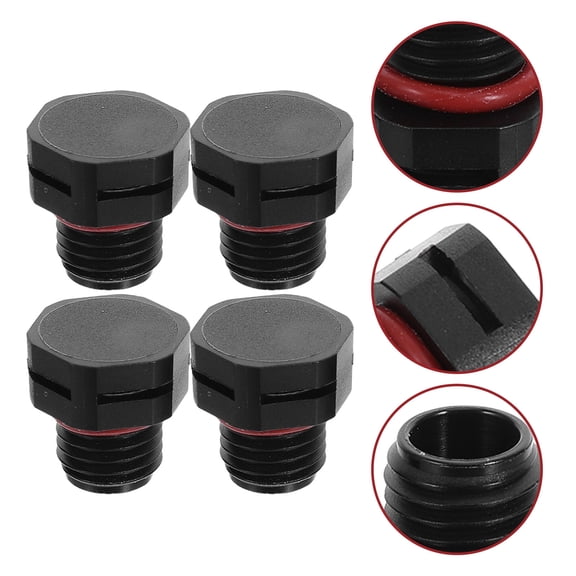 HAMPPLIES 5Pcs Pressure Reducing Valve Air Vent Breather Plug for Electrical Enclosure Venting Applications