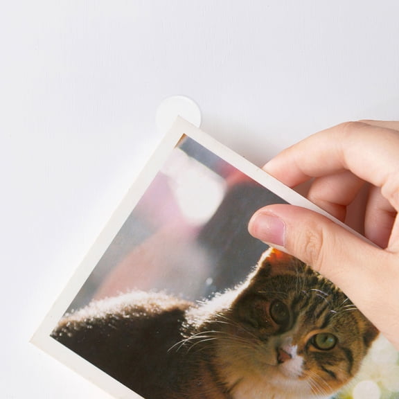 HAMPPLIES Clear Double Sided Adhesive Dots, Paint Safe Removable Sticky Glue Points for Photos, Posters, Wall Decor, 5 Sheets