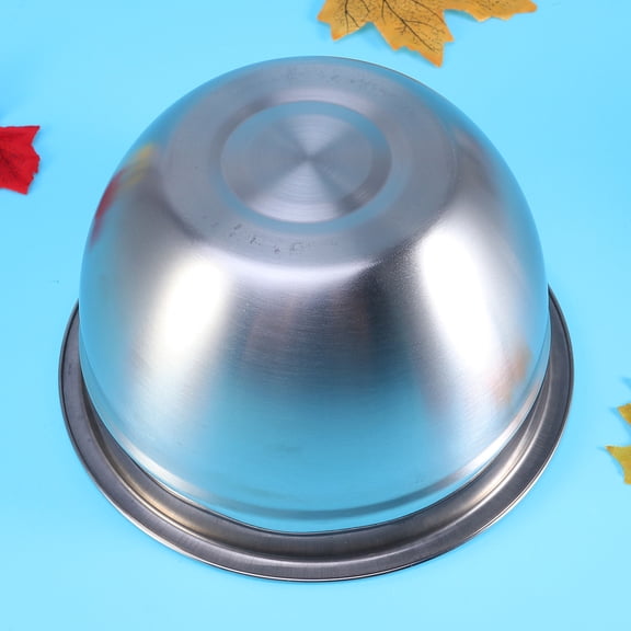 HAMPPLIES Set of 5 Stainless Steel Deep Mixing Bowls for Kitchen and Home Use, Serving Bowls