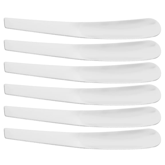 HAMPPLIES Stainless Steel Iced Tea Spoons Set of 6 Coffee Spoons for Adults and Coffee Shop Use