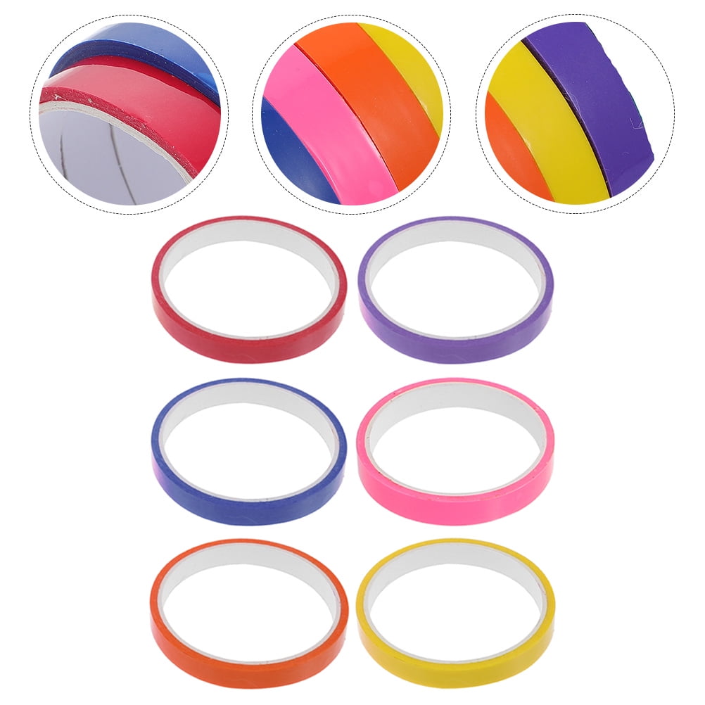 HAMPPLIES 6 Rolls Tape Toy Assorted Color For Child Development Aid ...