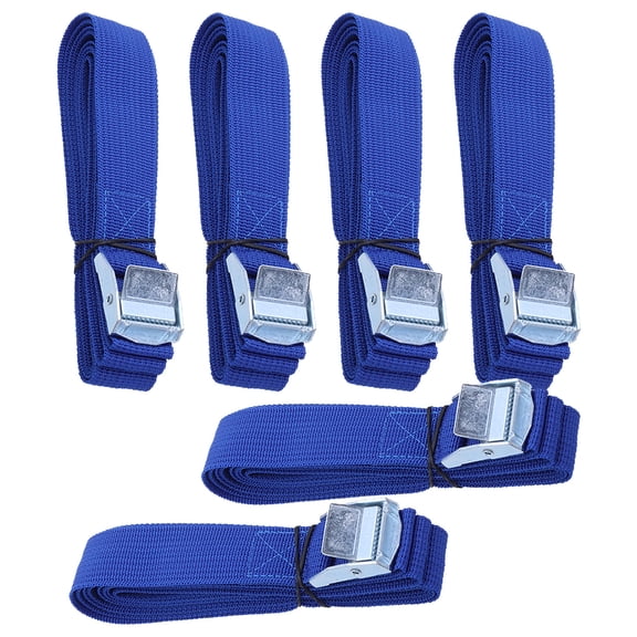 HAMPPLIES 6-Pack Quick Release Lashing Straps for Travel, Moving, and Securing Cargo in