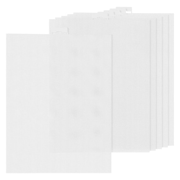 HAMPPLIES 6Pcs Clear Plastic Canvas Sheets Suitable for Crochet Knit Embroidery Crafts