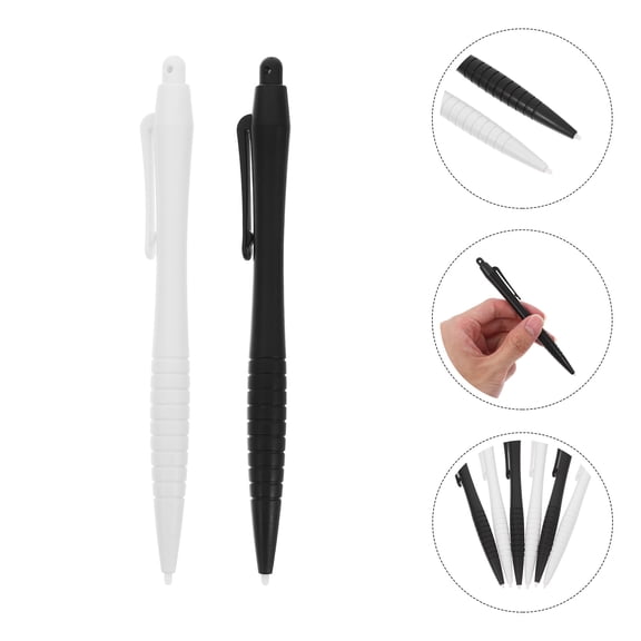 HAMPPLIES 6-Pack Multifunction Stylus Pens with High Precision Tips, Assorted Colors for Screens, Drawing, and Writing