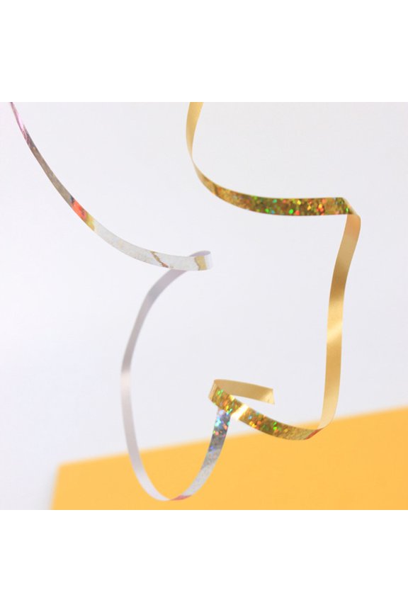 6-Pack Metallic Balloon Ribbon Fasteners String for Party, Masquerade, Holiday and Event Decorations
