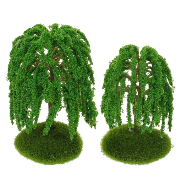 HAMPPLIES 6-Pack Realistic Model Trees for Railroad Layouts, Sand Table Decorations, Dioramas, and Landscape Scenes